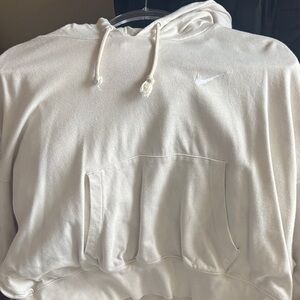 Nike Women's Cream Hoodie Sweater